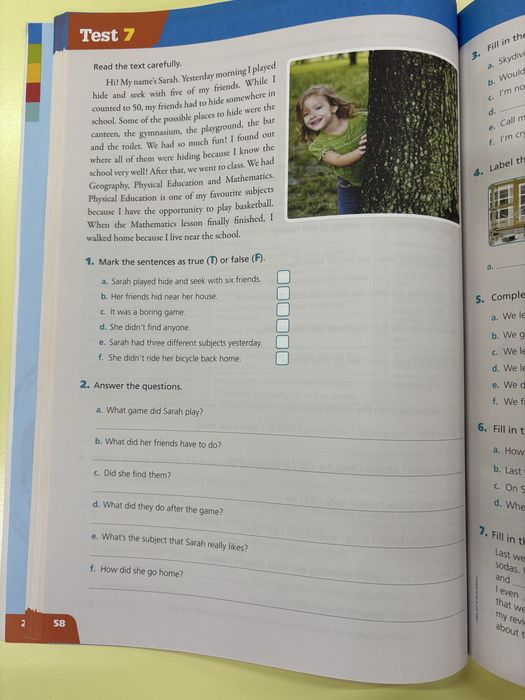 Ingles 7.° ano resumos, exercicios e testes