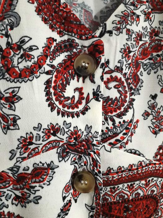 Vestido comprido com cornucópias da Mango T: M Novo