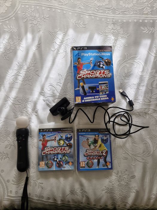 Comando move com 2 jogos e câmera para PS3