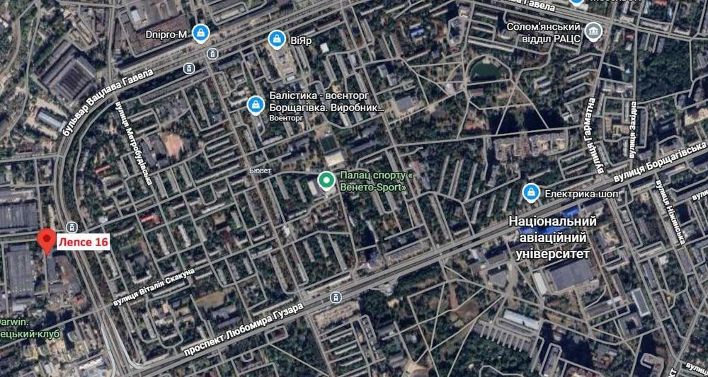 Будівля 3200 м2 Лепсе 16 (Вацлава Гавела 16)