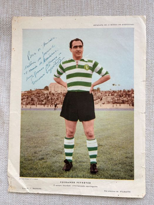 Sporting Clube de Portugal, autógrafo Peyroteo