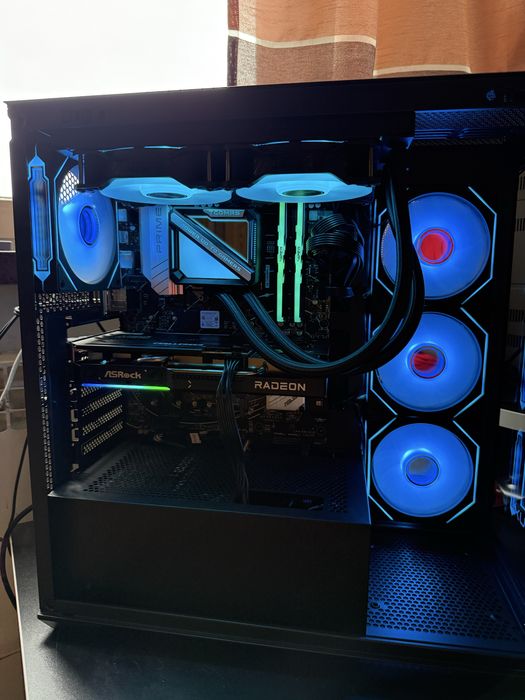 Komputer gamingowy Ryzen 7 7700 Radeon 9060xt 32 GB RAM M2 1TB