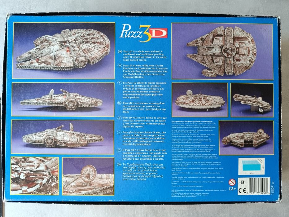 Puzzle 3D Star Wars Millenium Falcon vintage 1995