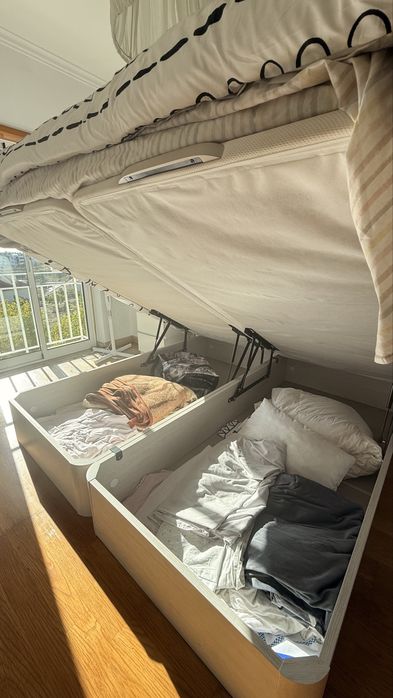 Cama/Sommier Pikolin King Size 180x190