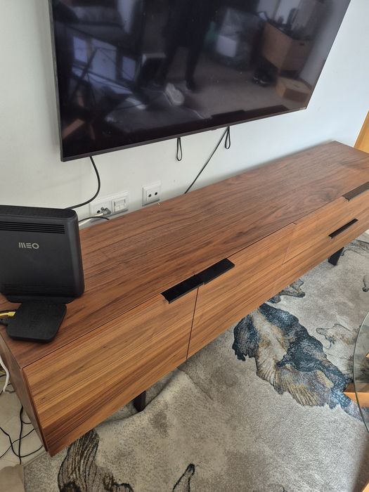 Rack TV em madeira - 200x55