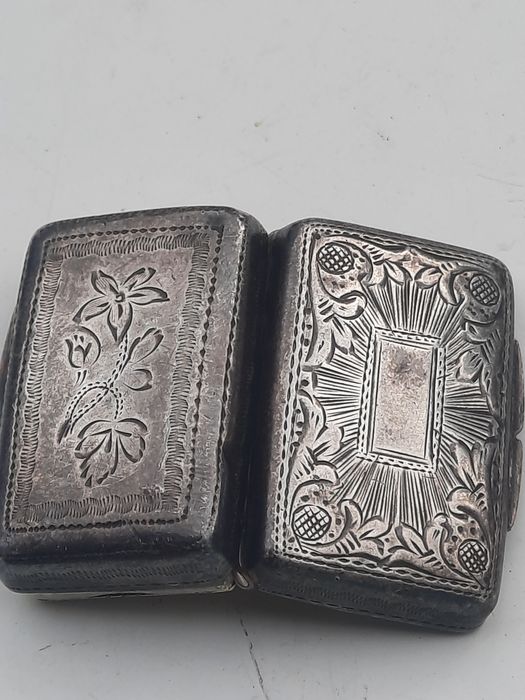 Vinaigrette de Prata Maciça (Birmingham ) - Peça de Coleção