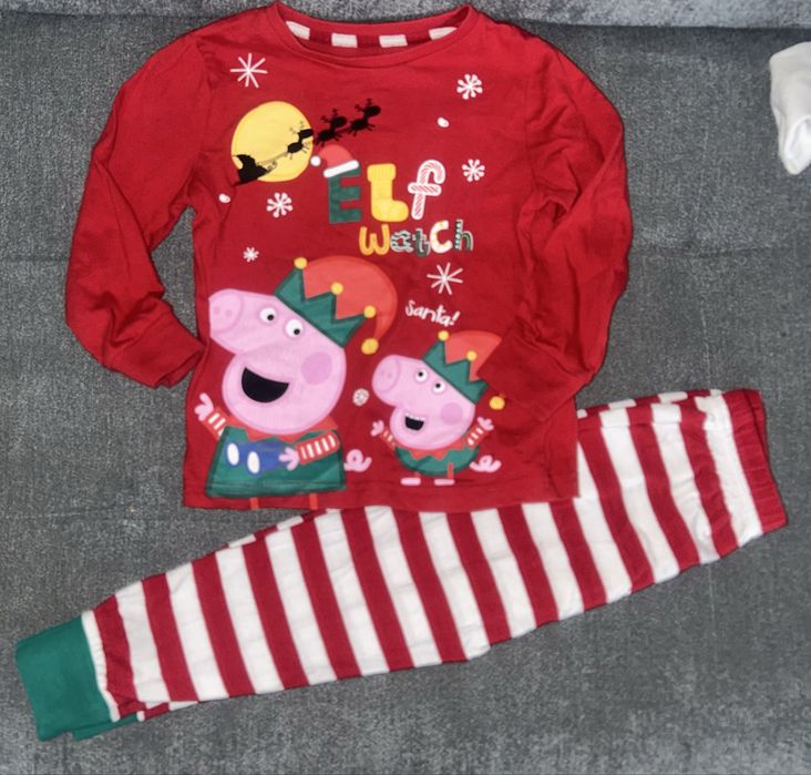 Bawełniana piżama dziewczęca Świnka Peppa TU