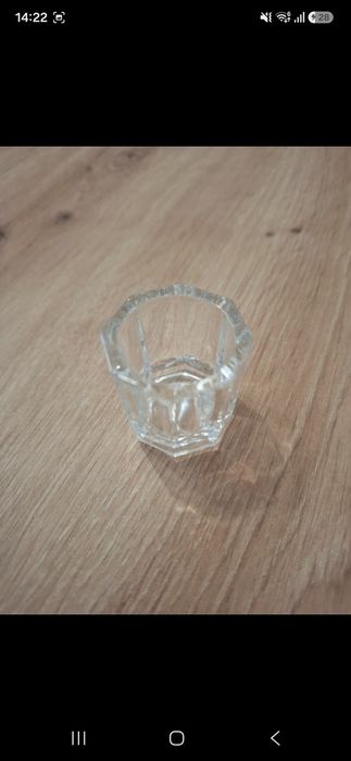Kieliszek, pojemniczek do slip solution - przedłużanie paznokci