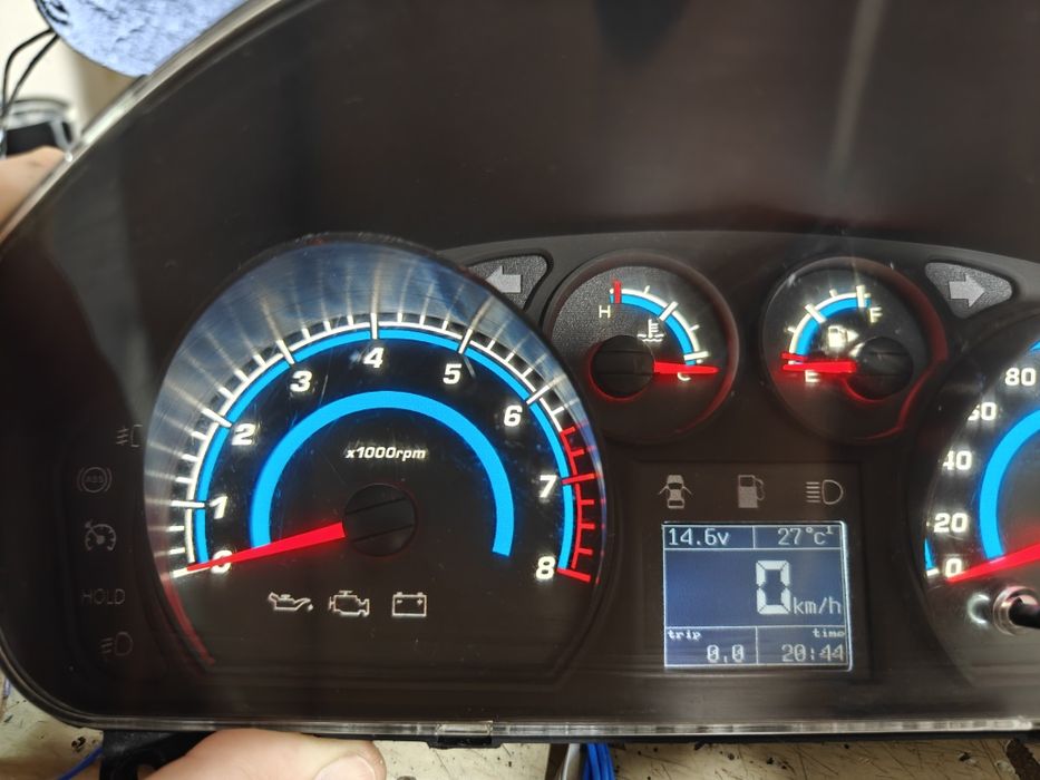 Приборна панель aveo авео пересвет полный