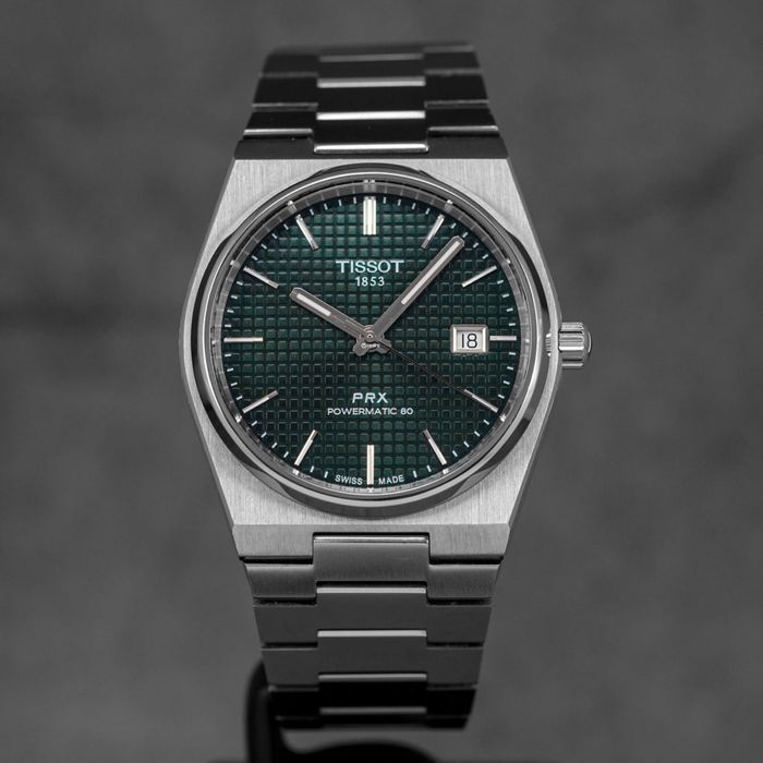 Годинник TISSOT PRX powermatic 80 green dial casio g-shock seiko