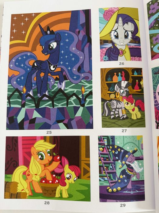 ДЕФЕКТ розмальовка My Little Pony по номерах французьке видання Hachette