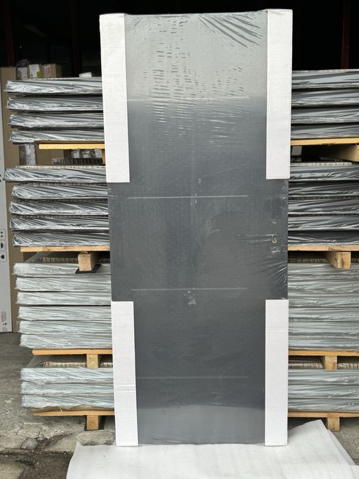 drzwi wejściowe stalowe zewnętrzne ocieplane Sofia pełne antracyt 90