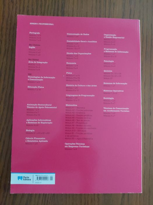 Livro matemática módulo A2 ensino profissional