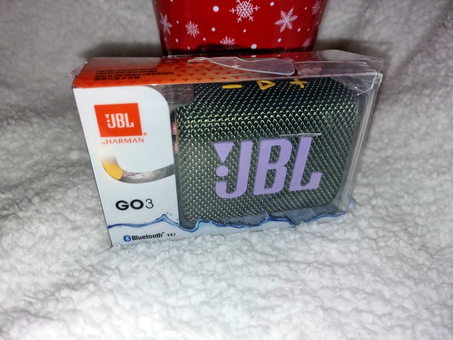 JBL GO 3 – Głośnik Bluetooth Trio: Zielony / Fioletowy / Żółty