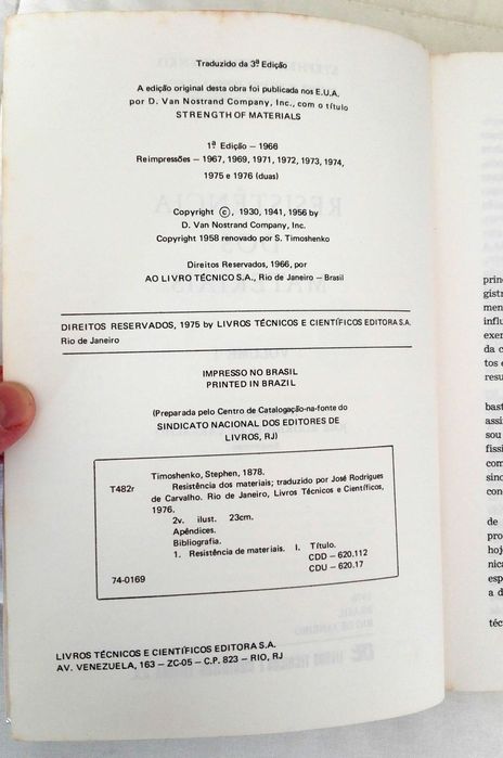 Livros Resistência dos Materiais - Volume 1 e 2