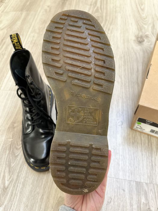 Martensy skórzane 1460 Black Smooth - buty Dr Martens