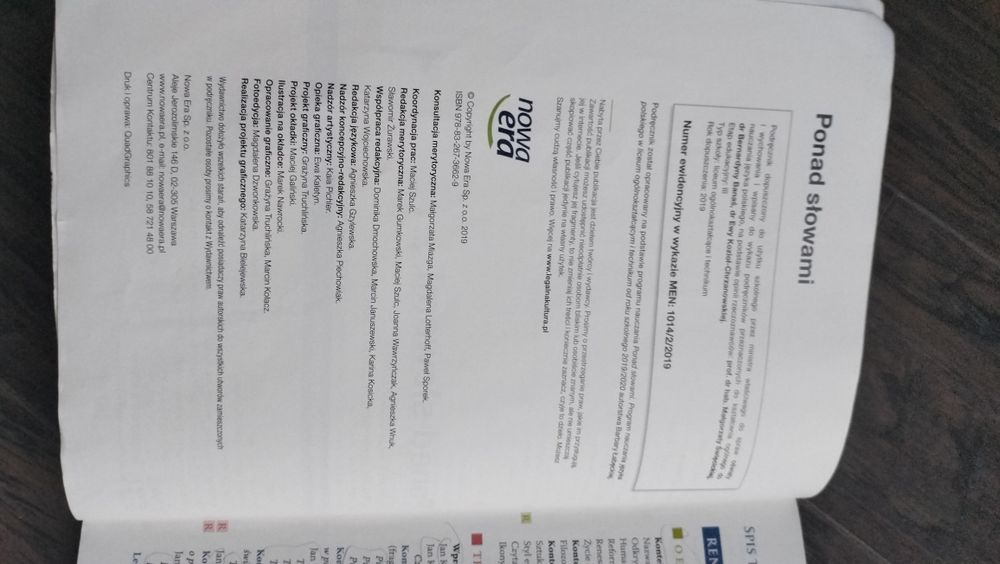 Ponad Słowami 1 zakres podstawowy i rozszerzony cz2