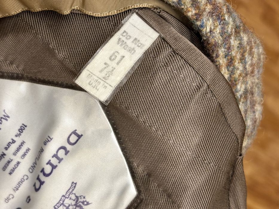кепка  жиганка шерстяная  Dunn & Co Harris Tweed