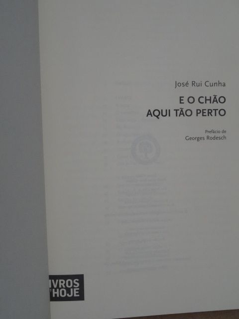 E o Chão aqui Tão Perto de José Rui Cunha