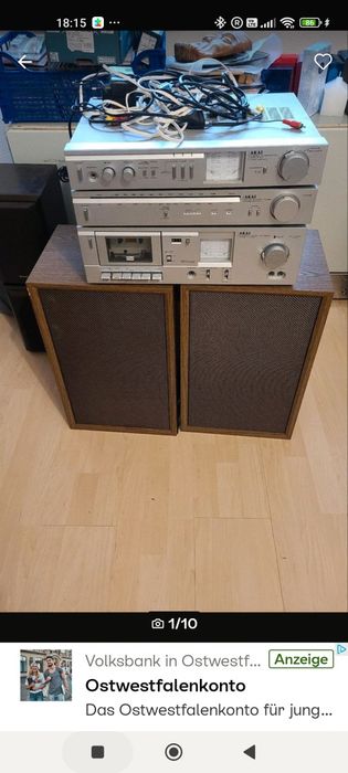 Wieża AKAI 3 segmenty