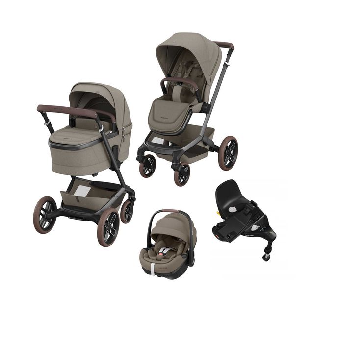Maxi Cosi Fame 4w1 wózek uniwersalny +fotelik Pebble 360 Pro + baza