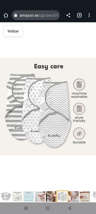 Swaddle para bebê