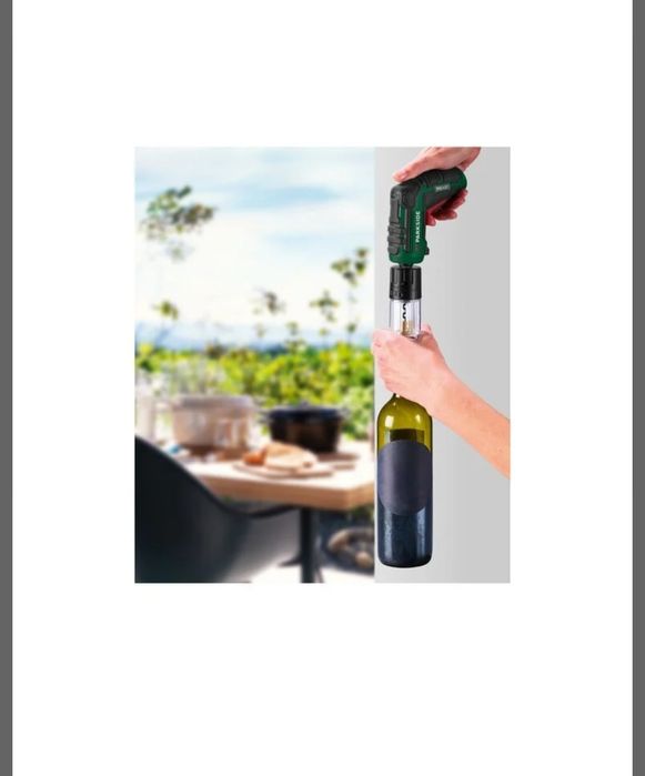 Aparafusadora + conjunto para churrasco 4V parkside