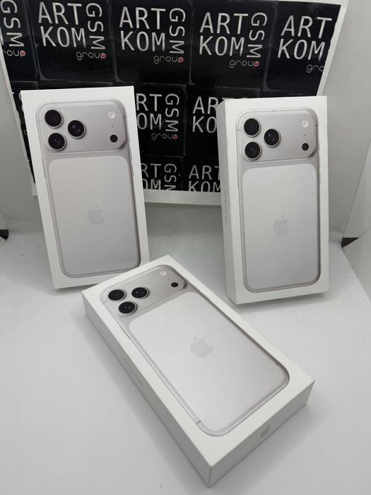 NAJTANIEJ od ARTKOM NOWY iPhone 17 Pro Max 256GB Silver 5100zł HIT!