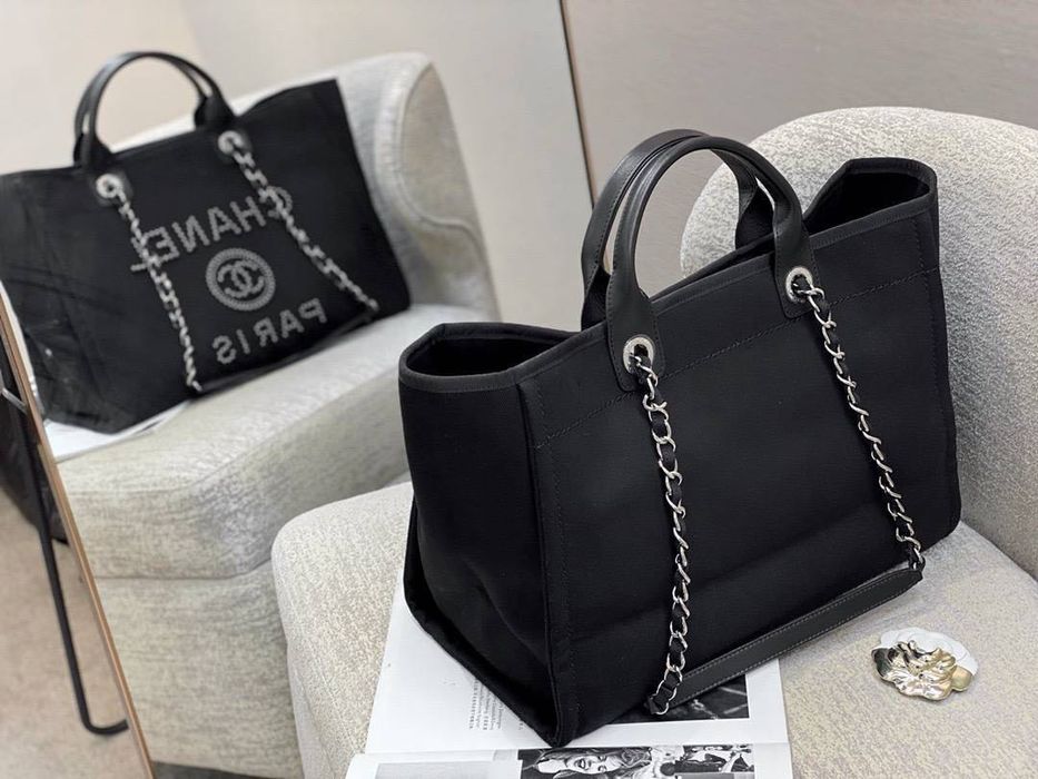 Сумка Chanel Deauville Tote | Black Шанель