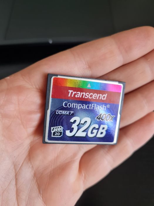 Karta pamięci Transcend CompactFlash 32GB 400x UDMA7 compact flash cf