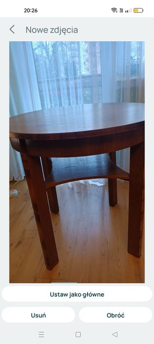 Ozdoba okrągły dekoracja okleina dębowa