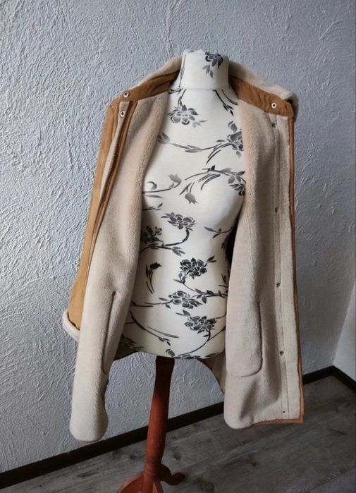 Ciepły kożuch damski 38 M wyjątkowy klasyk Arctic