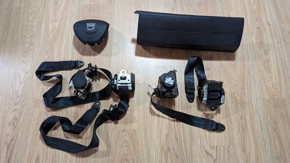 Conjunto Kit Airbags Tablier Dacia Duster 2 Volante Cintos