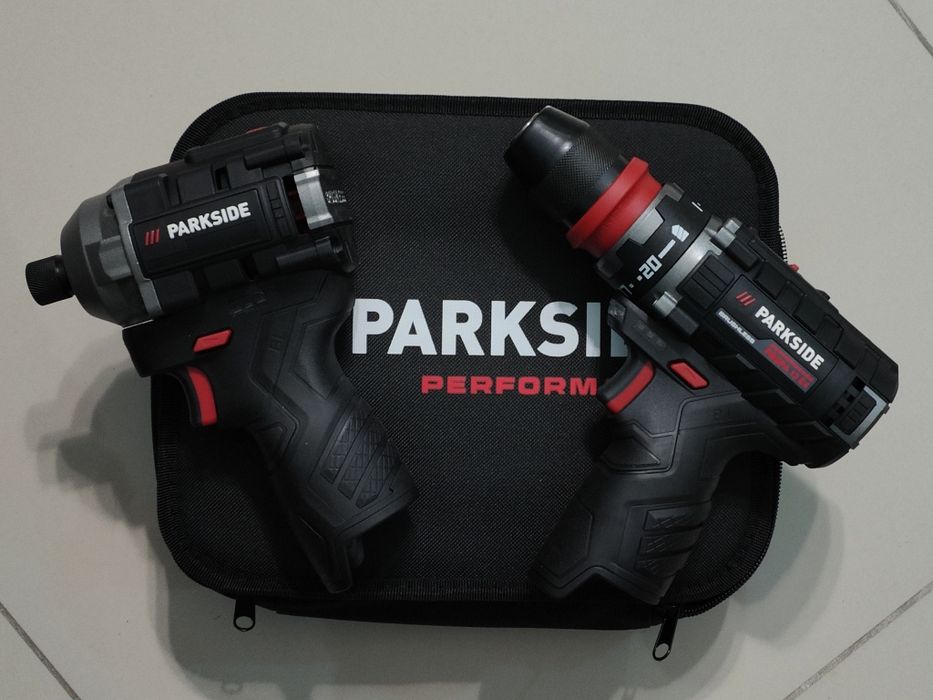 Zestaw PARKSIDE PERFORMANCE wiertarko-wkrętarka + zakrętarka udarowa