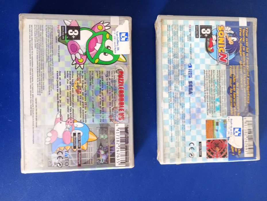Jogos NGage SELADOS, Sonic, Tomb Raider e Puzzle Bobble