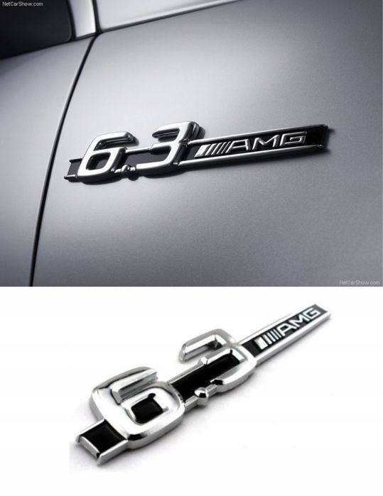 Шильдик надпис AMG на кришку багажника Mercedes-Benz