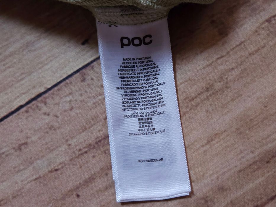 POC Bluza Męska z Kapturem Zielona Logo r. L
