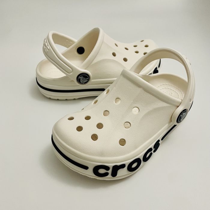 Крокcи дитячі Білі Crocs baya band c8-j3
