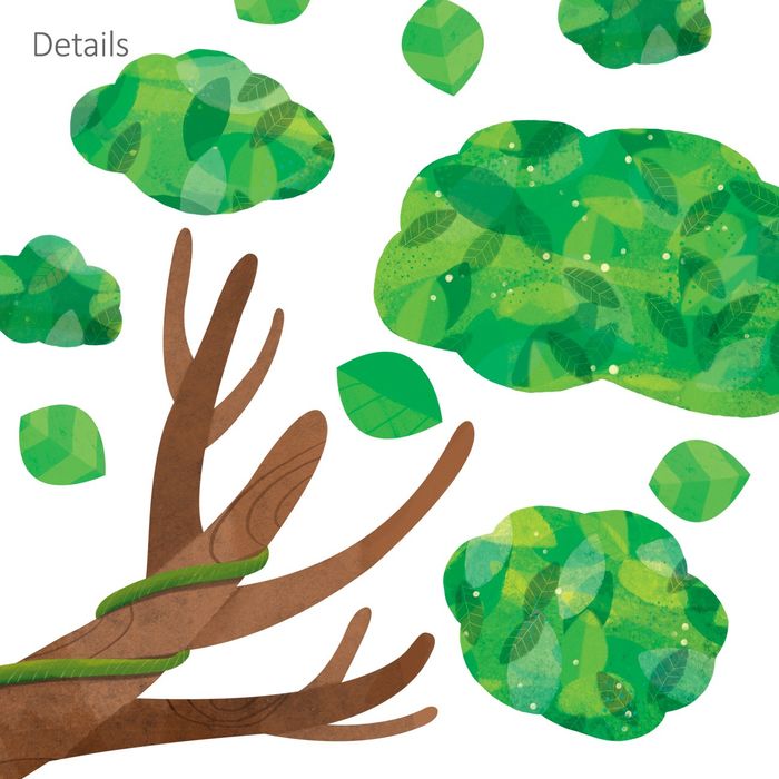 Naklejki Naklejka Drzewo Drzewko Duże 150X160Cm