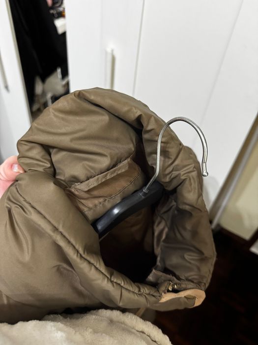 Casaco kispo castanho quente impermeável