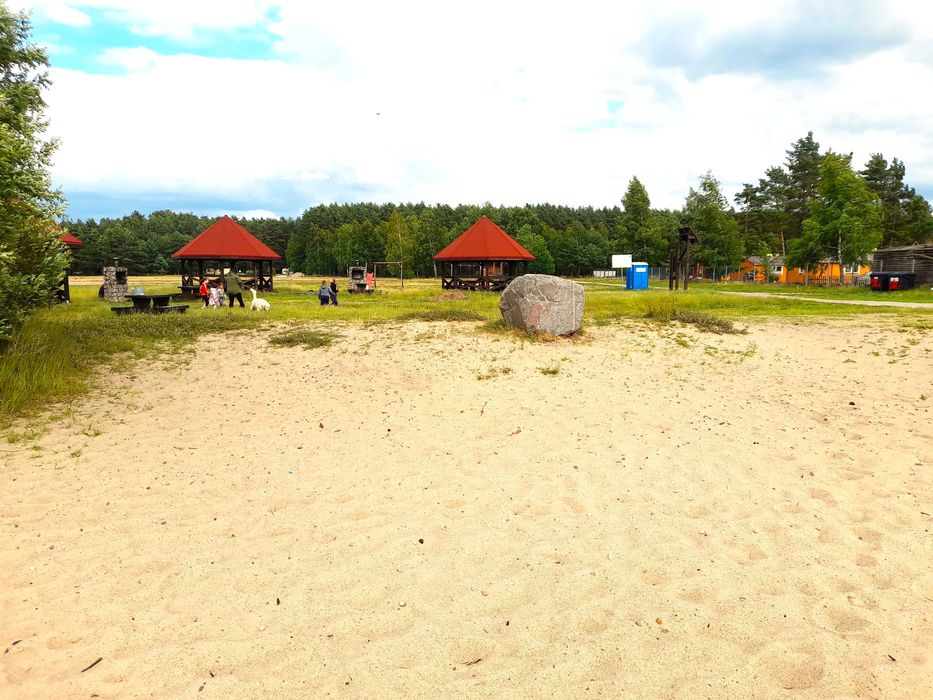 Duża działka budowlana 1861m2. Jezioro, las. Gwda Wielka.