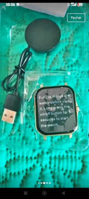 Smart watch H13 NOVO, dourado