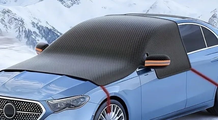 Pokrowiec oslona na szybe zima