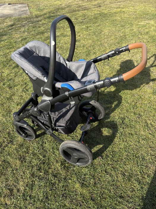 Dynamic Baby Scandi wózek głęboki i nosidełko
