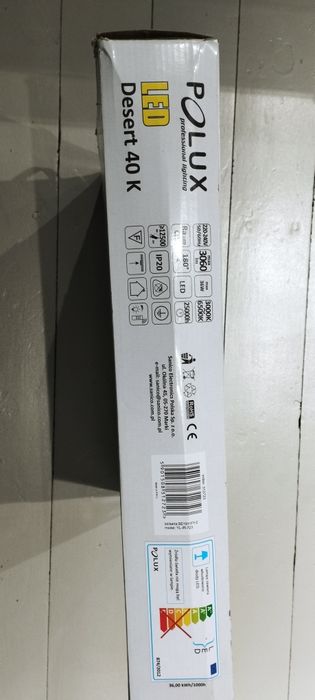 Plafon LED Polux  kwadrat  36W z pilotem