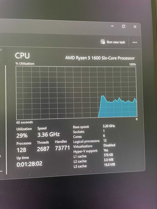 PC Gaming Ryzen 5 1600 | GTX 1650 4GB | 16GB RAM | Windows 11 Pro