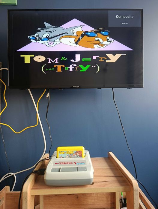 Gra Tom and Jerry. Pegasus/famicom/dendy.