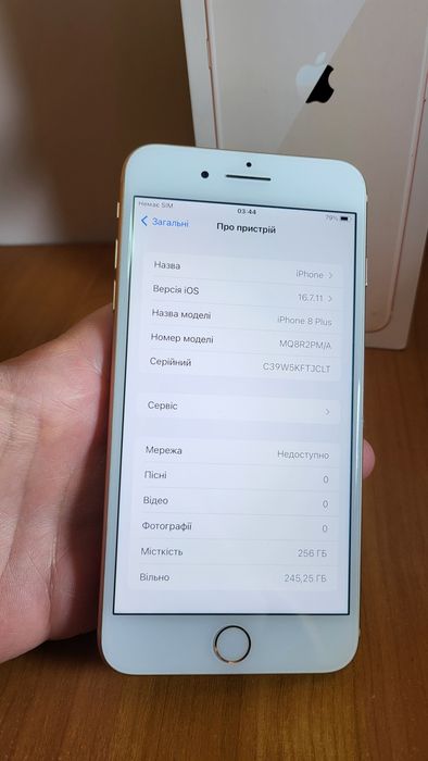 Iphone 8 plus 256gb