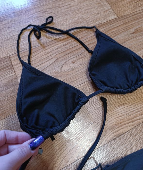 Жёсткий раздельный купальник б/у