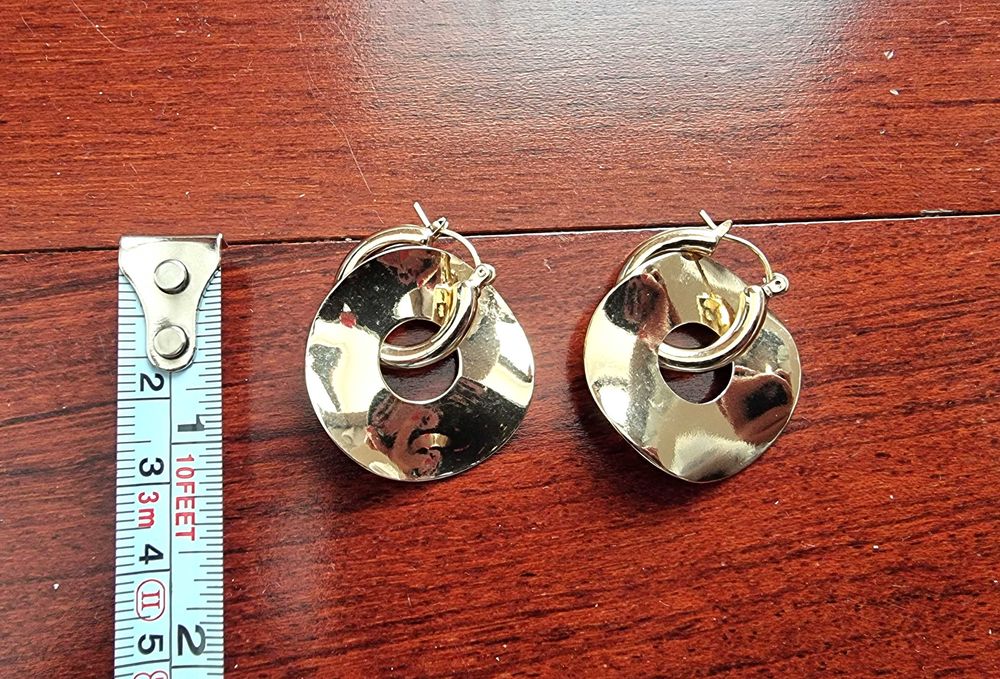 Brincos dourados Parfois